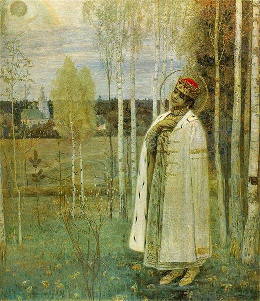 Mikhail Nesterov Tzarevich Dmitry oil painting picture